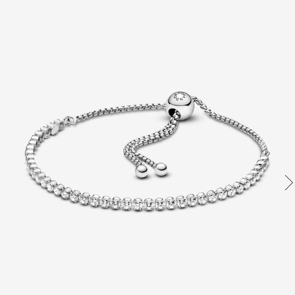 Pandora Jewelry - Sparkling Slider Tennis Bracelet 9inches